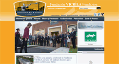 Desktop Screenshot of fundacionvicrila.com